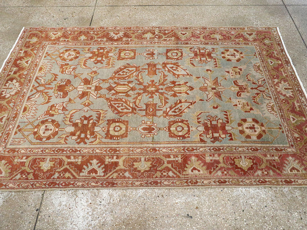 Vintage Persian Malayer Rug, No.26892 - Staging