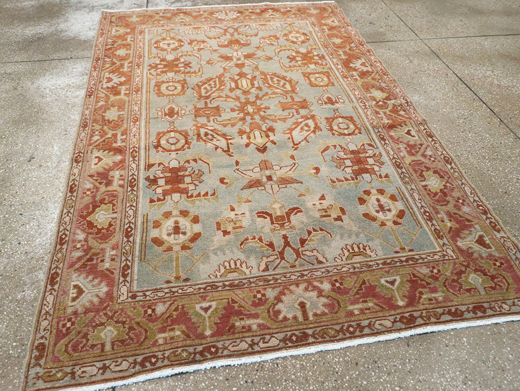 Vintage Persian Malayer Rug, No.26892 - Staging