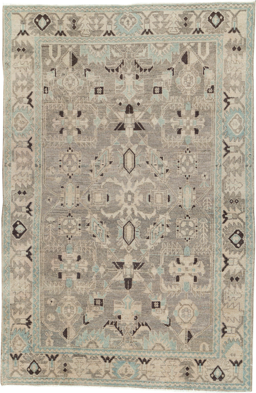 Vintage Persian Malayer Rug, No.26893 - Staging