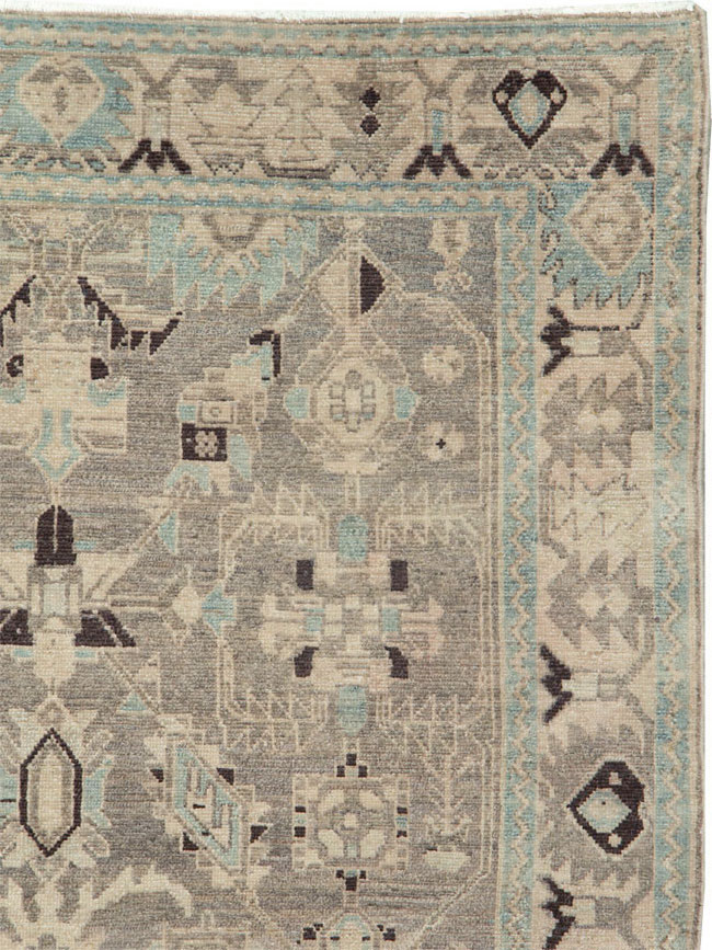 Vintage Persian Malayer Rug, No.26893 - Staging