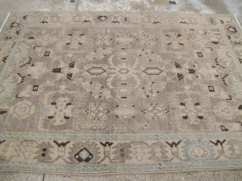 Vintage Persian Malayer Rug, No.26893 - Staging
