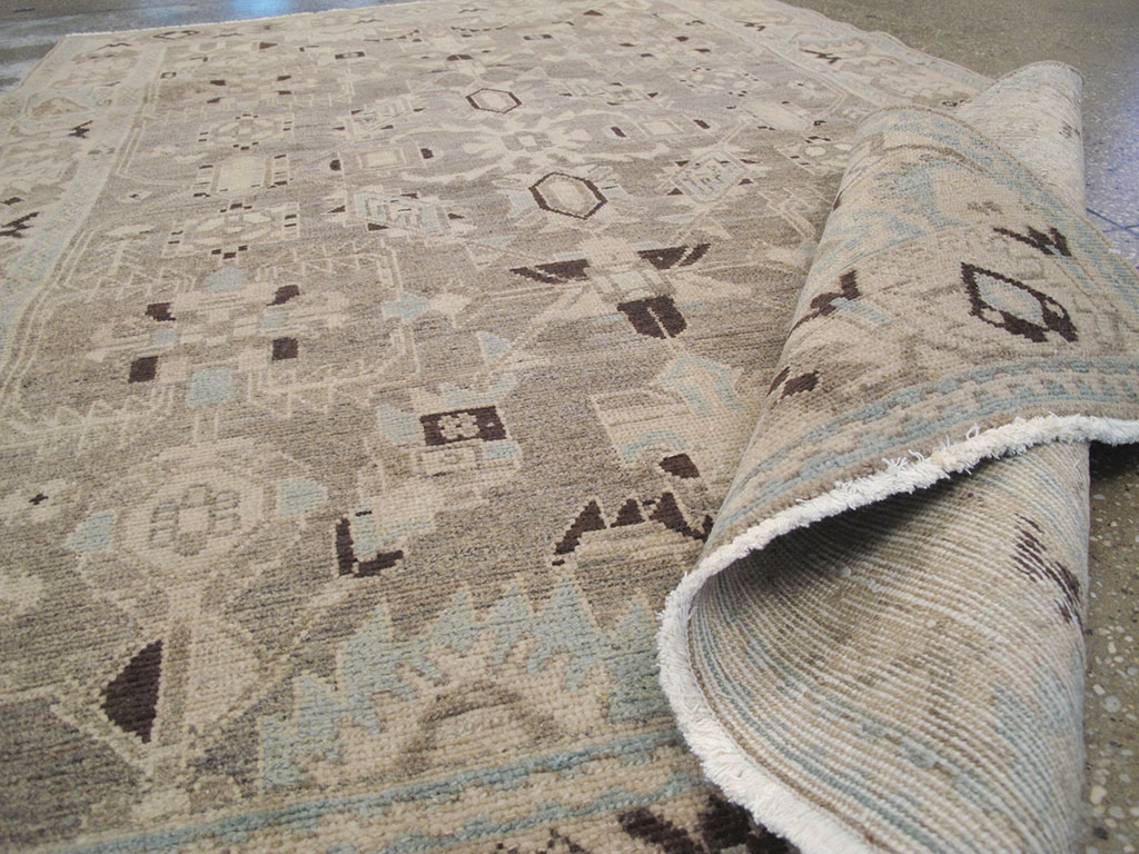 Vintage Persian Malayer Rug, No.26893 - Staging