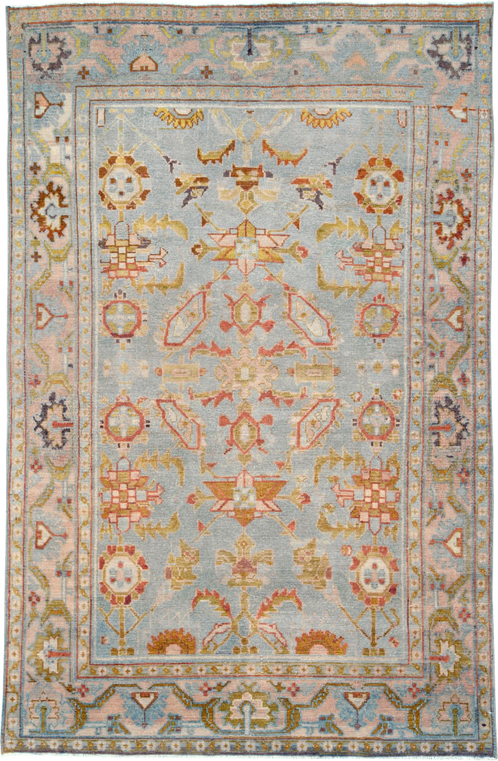 Vintage Persian Malayer Rug, No.26896 - Staging