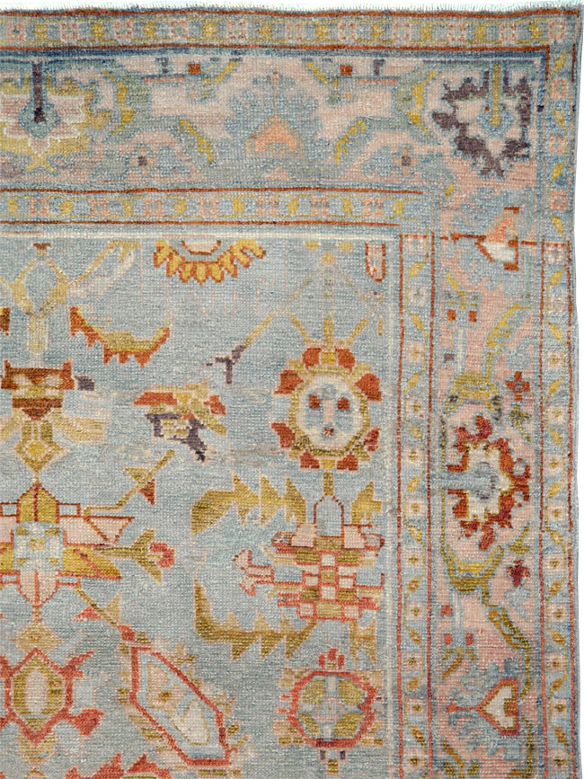 Vintage Persian Malayer Rug, No.26896 - Staging