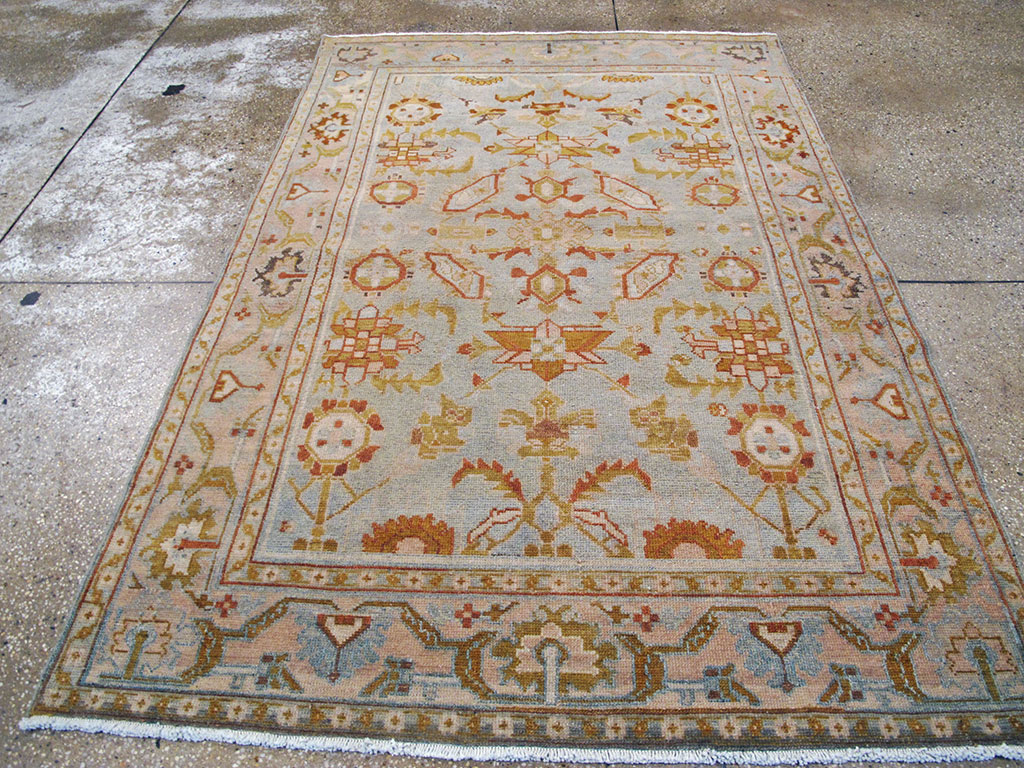 Vintage Persian Malayer Rug, No.26896 - Staging