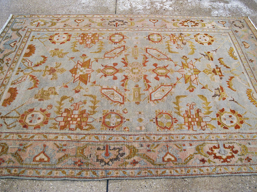 Vintage Persian Malayer Rug, No.26896 - Staging