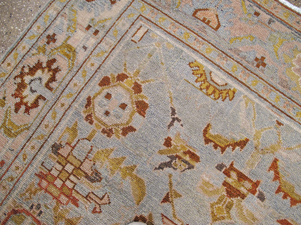 Vintage Persian Malayer Rug, No.26896 - Staging