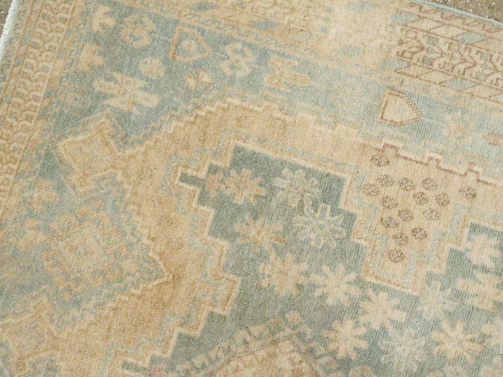 Vintage Persian Afshar Rug, No.26898 - Staging