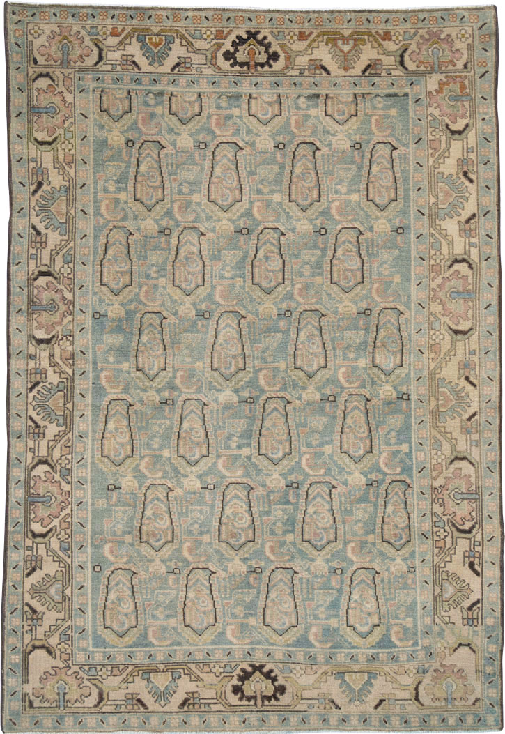 Vintage Persian Malayer Rug, No.26899 - Staging
