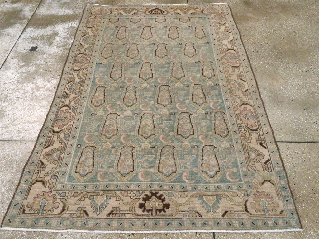 Vintage Persian Malayer Rug, No.26899 - Staging
