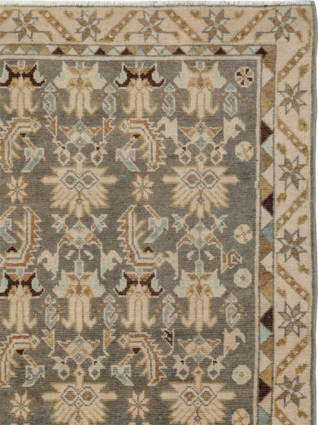 Vintage Persian Malayer Rug, No.26900 - Staging