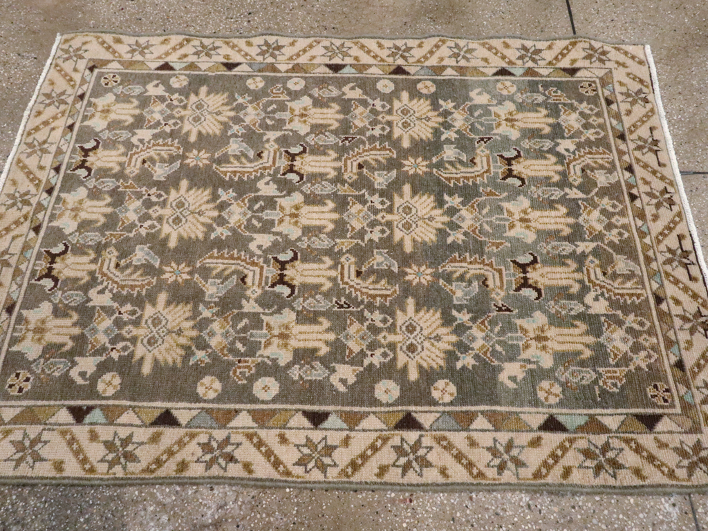 Vintage Persian Malayer Rug, No.26900 - Staging