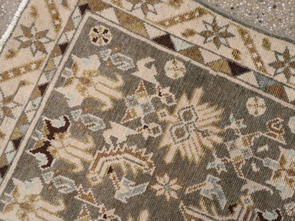 Vintage Persian Malayer Rug, No.26900 - Staging