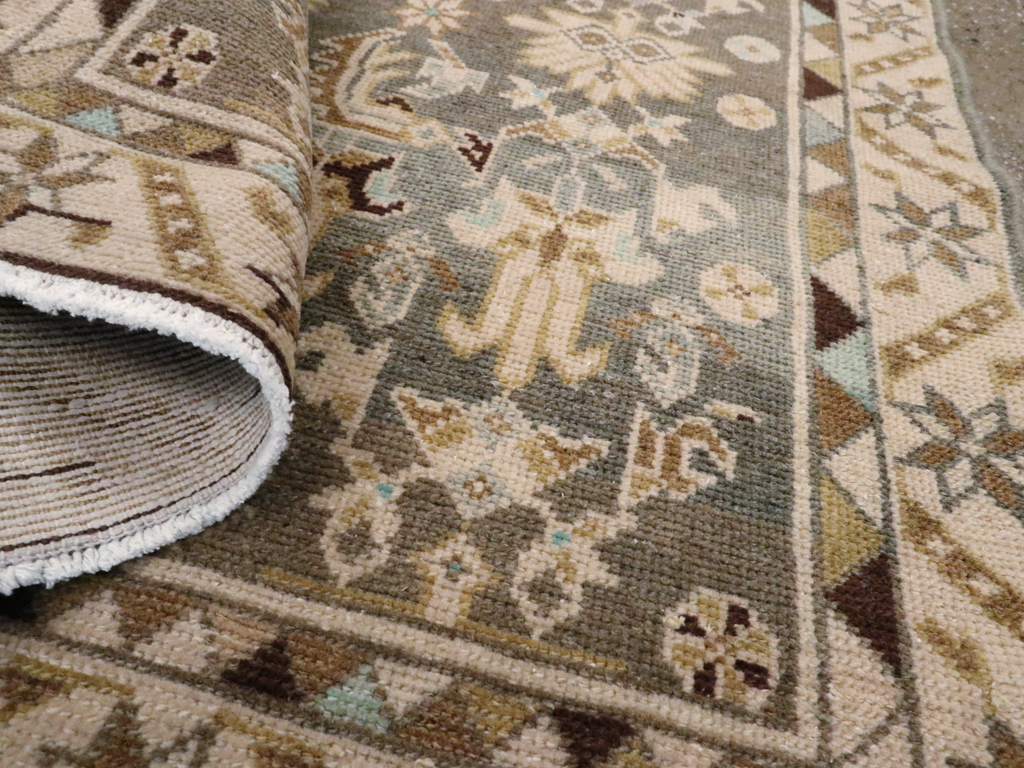 Vintage Persian Malayer Rug, No.26900 - Staging