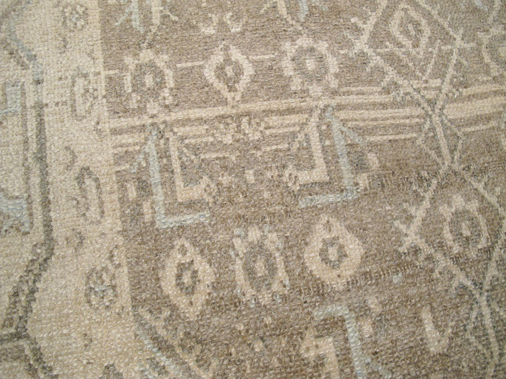 Vintage Persian Malayer Throw Rug, No.26901 - Staging