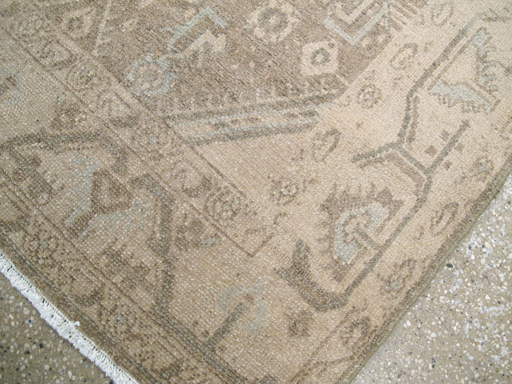 Vintage Persian Malayer Throw Rug, No.26901 - Staging