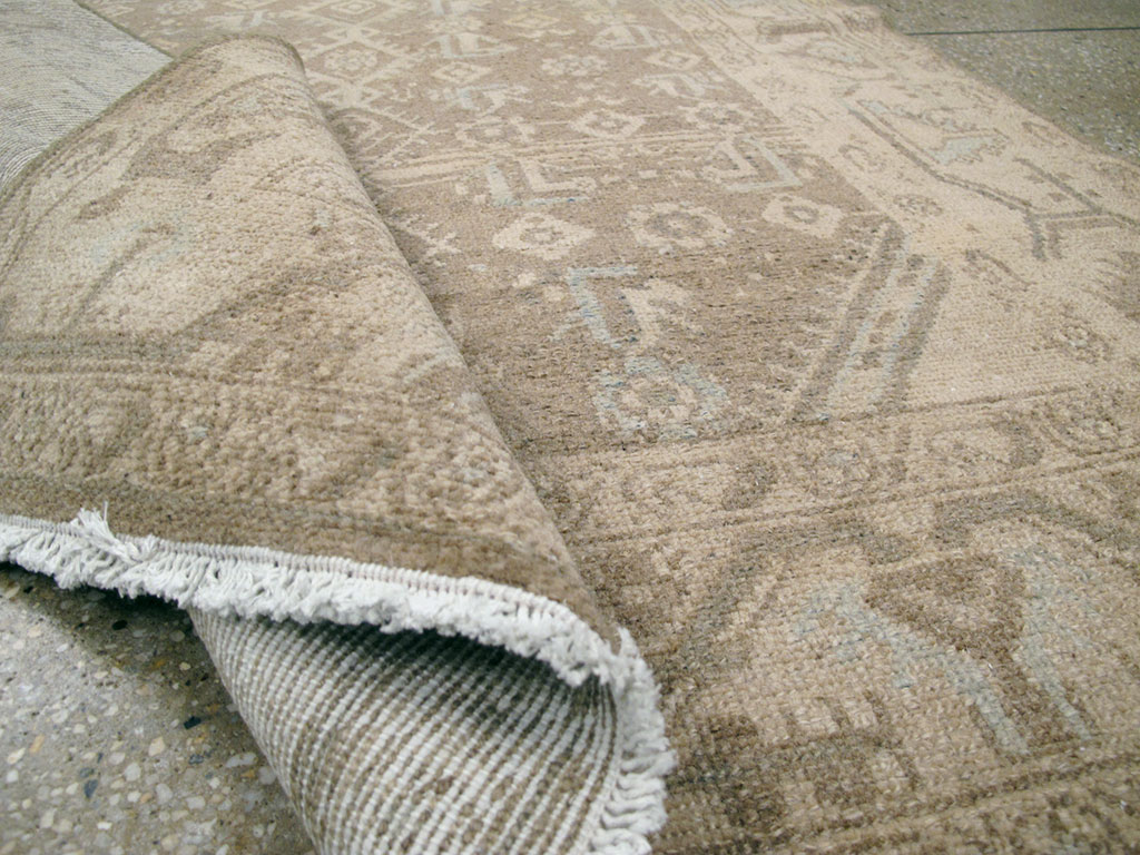 Vintage Persian Malayer Throw Rug, No.26901 - Staging