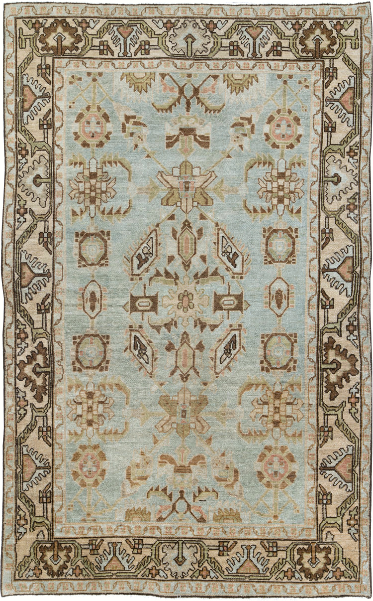 Vintage Persian Malayer Rug, No.26903 - Staging