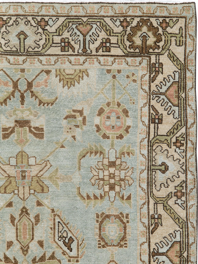 Vintage Persian Malayer Rug, No.26903 - Staging