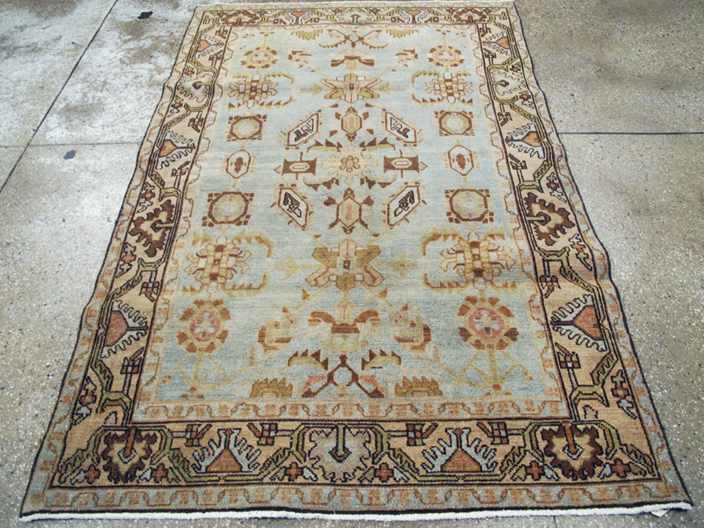 Vintage Persian Malayer Rug, No.26903 - Staging
