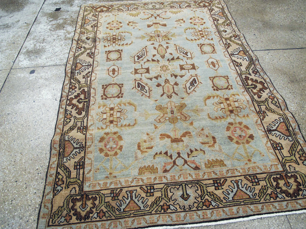 Vintage Persian Malayer Rug, No.26903 - Staging
