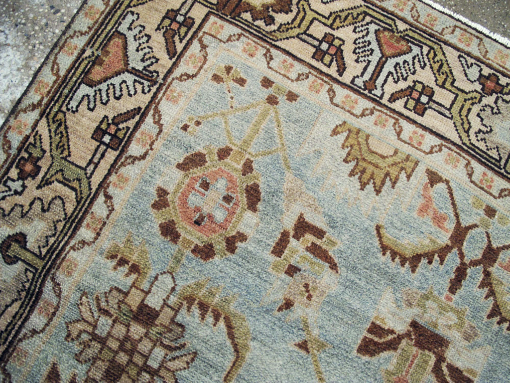 Vintage Persian Malayer Rug, No.26903 - Staging
