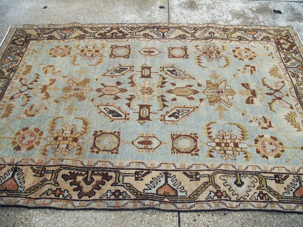 Vintage Persian Malayer Rug, No.26903 - Staging