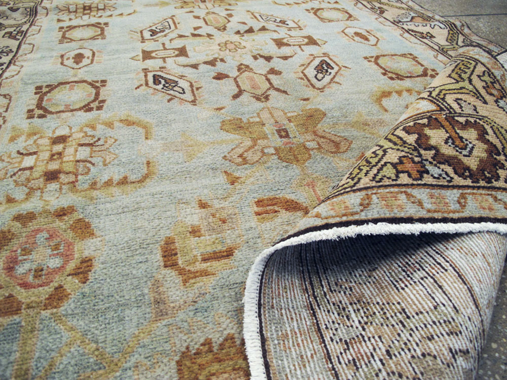 Vintage Persian Malayer Rug, No.26903 - Staging