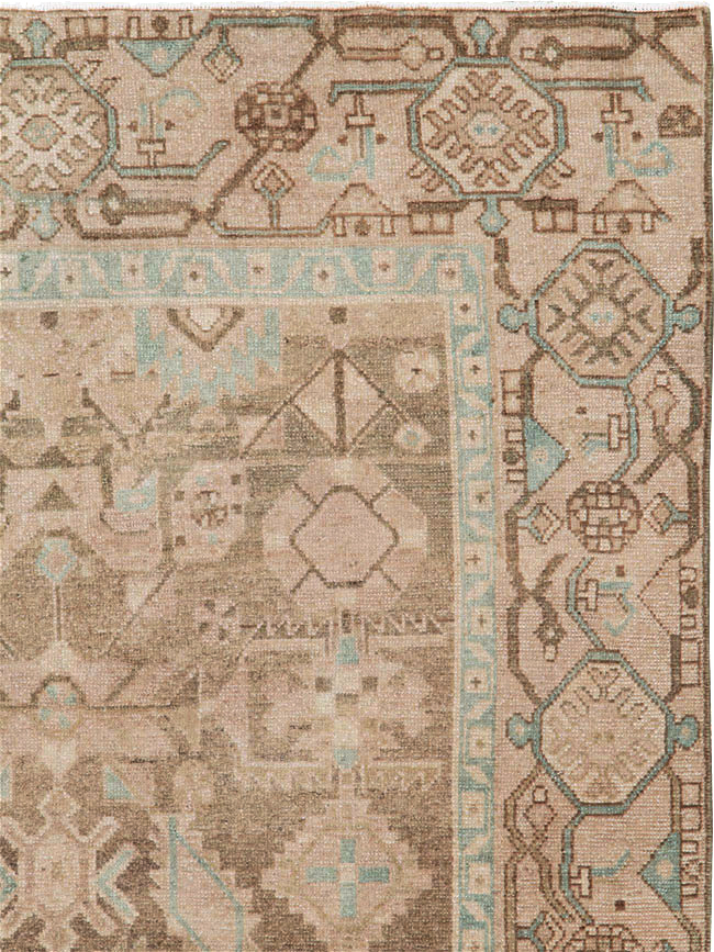 Vintage Persian Malayer Accent Rug, No.26905 - Staging