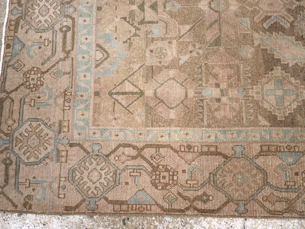 Vintage Persian Malayer Accent Rug, No.26905 - Staging