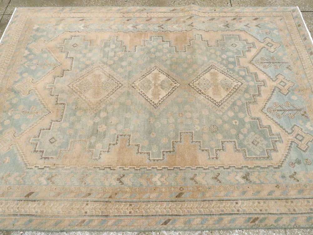 Vintage Persian Afshar Rug, No.26908 - Staging