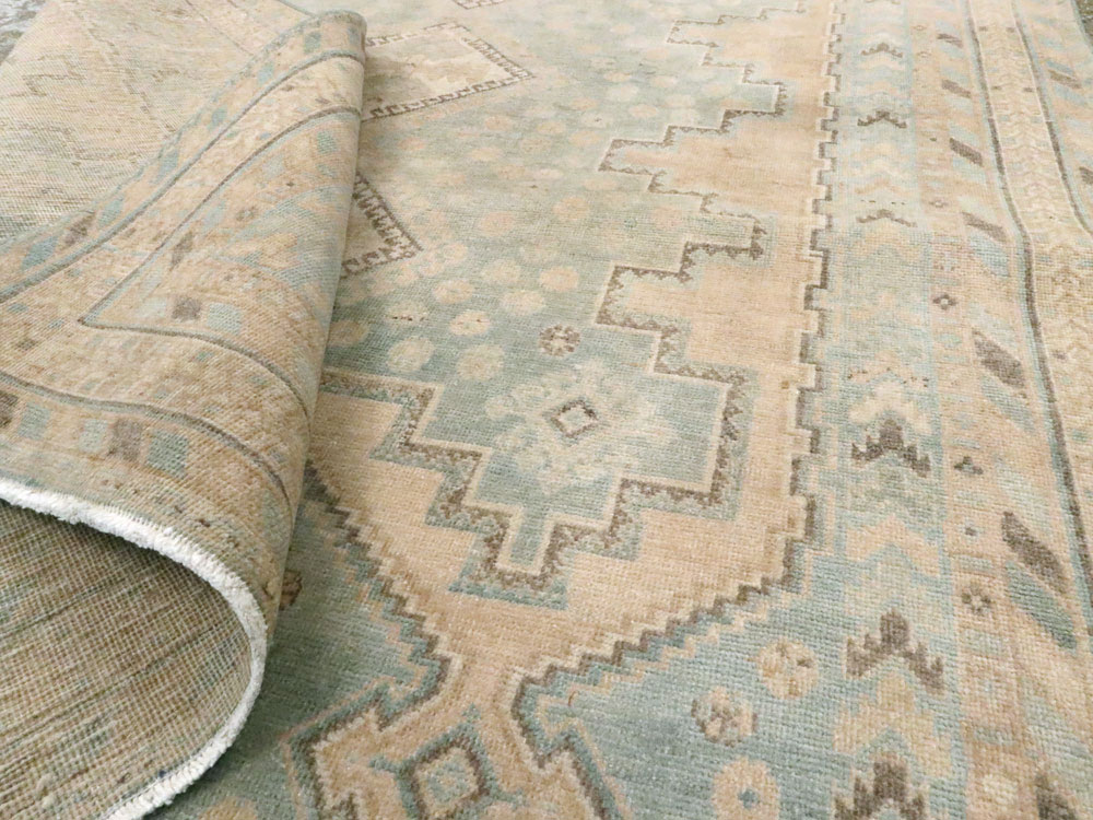 Vintage Persian Afshar Rug, No.26908 - Staging