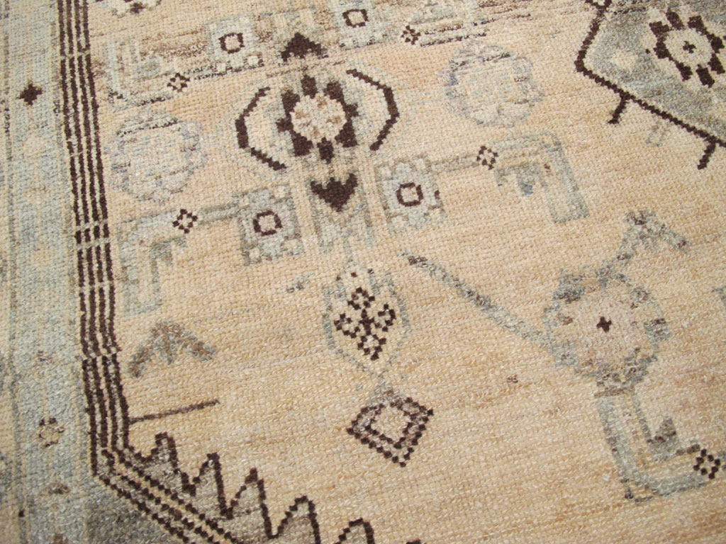 Vintage Persian Malayer Accent Rug, No.26910 - Staging