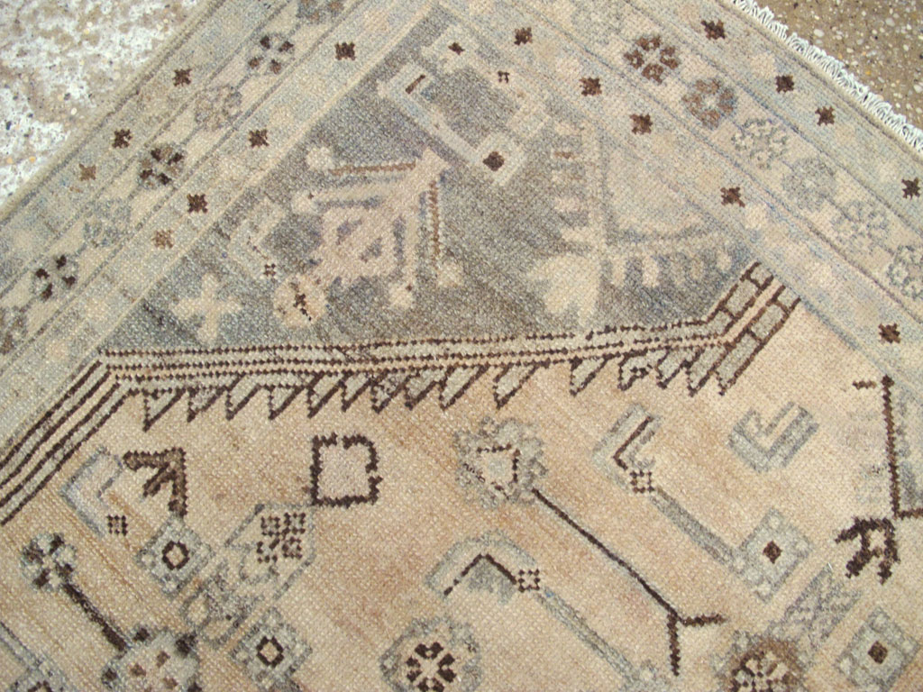 Vintage Persian Malayer Accent Rug, No.26910 - Staging