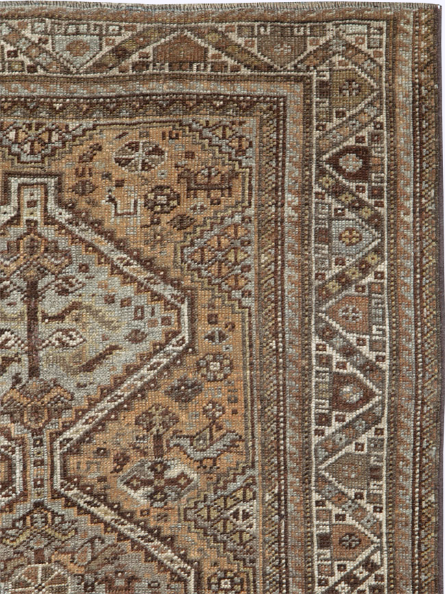 Vintage Persian Afshar Rug, No.26915 - Staging
