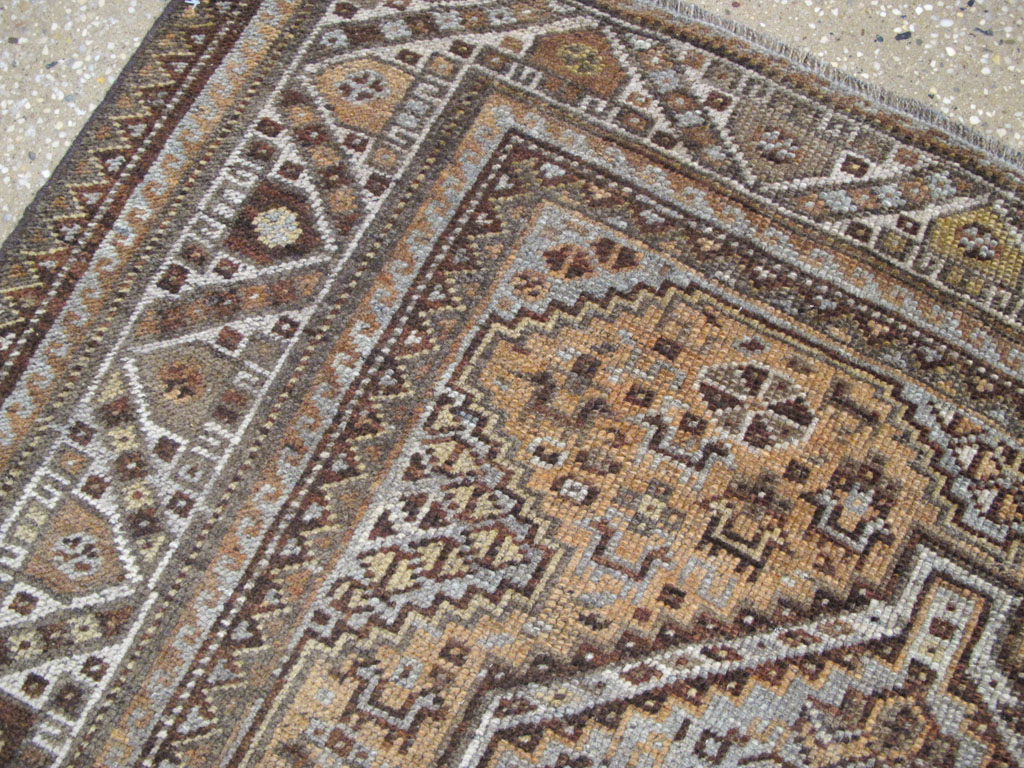 Vintage Persian Afshar Rug, No.26915 - Staging