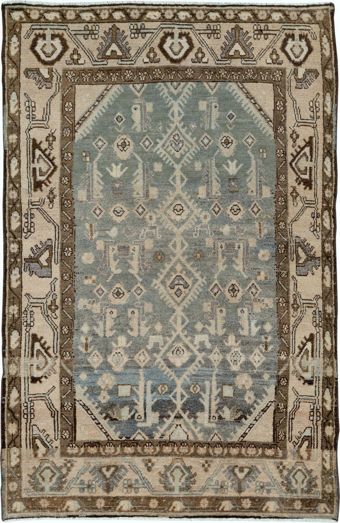 Vintage Persian Malayer Rug, No.26917 - Staging
