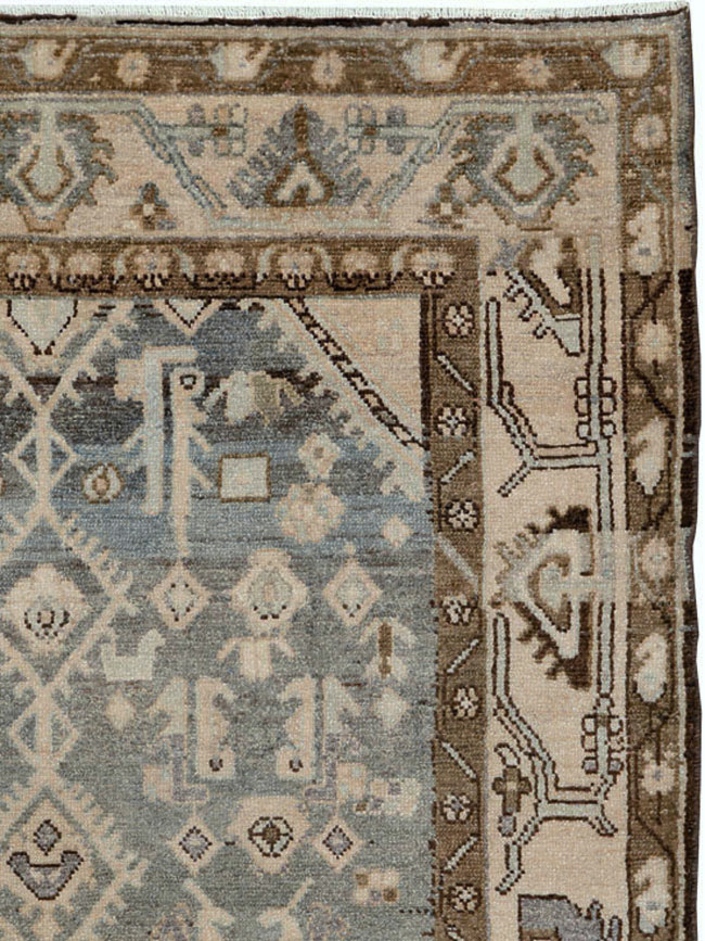 Vintage Persian Malayer Rug, No.26917 - Staging