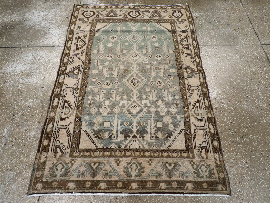 Vintage Persian Malayer Rug, No.26917 - Staging