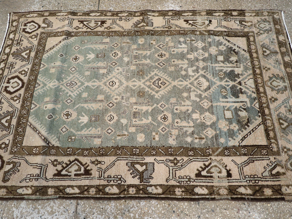 Vintage Persian Malayer Rug, No.26917 - Staging