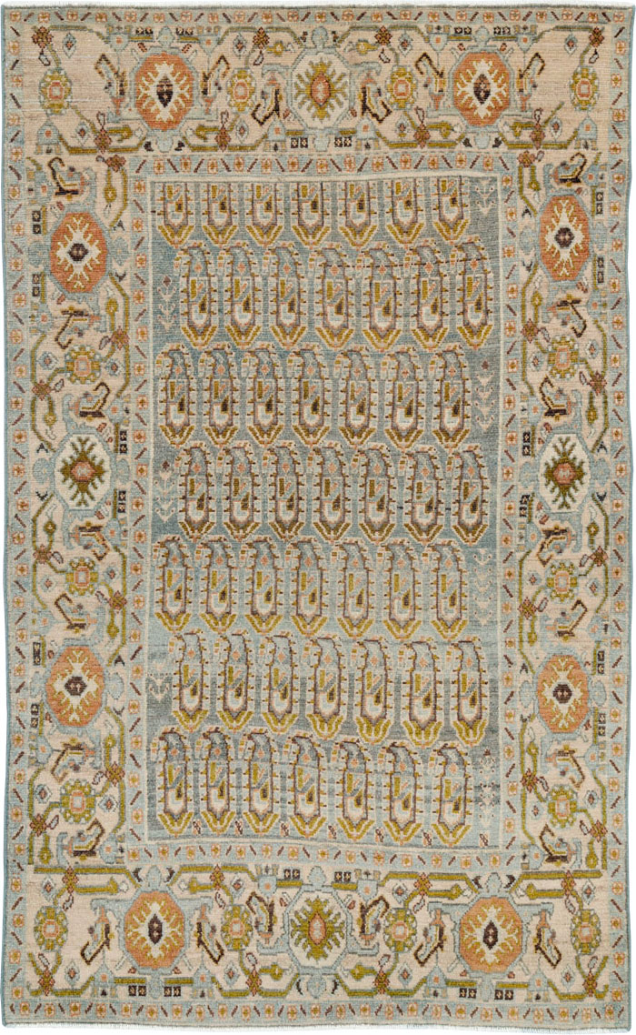 Vintage Persian Malayer Rug, No.26919 - Staging