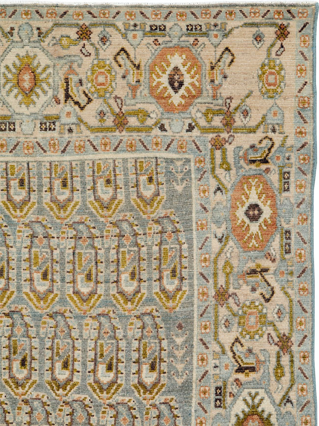 Vintage Persian Malayer Rug, No.26919 - Staging