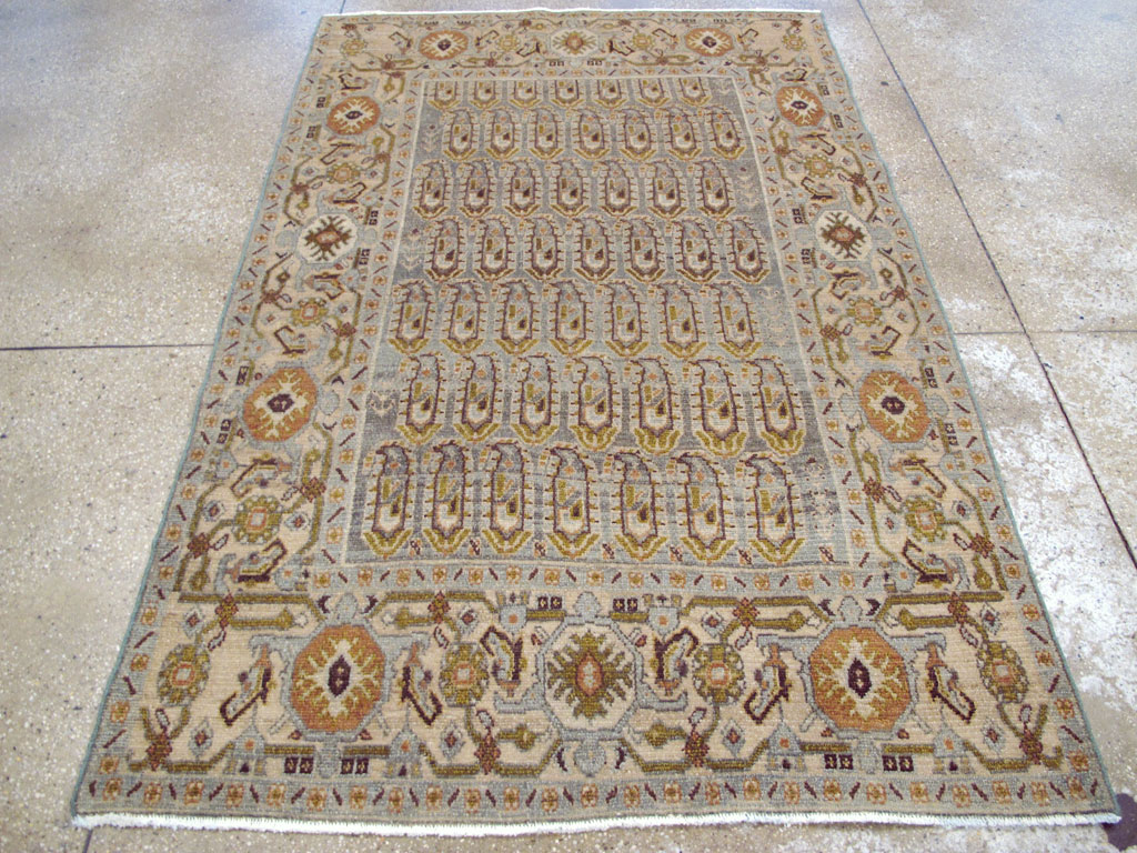 Vintage Persian Malayer Rug, No.26919 - Staging