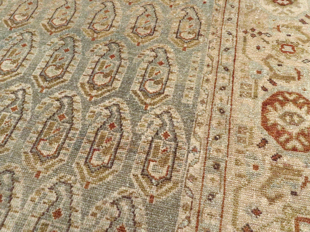 Vintage Persian Malayer Accent Rug, No.26920 - Staging