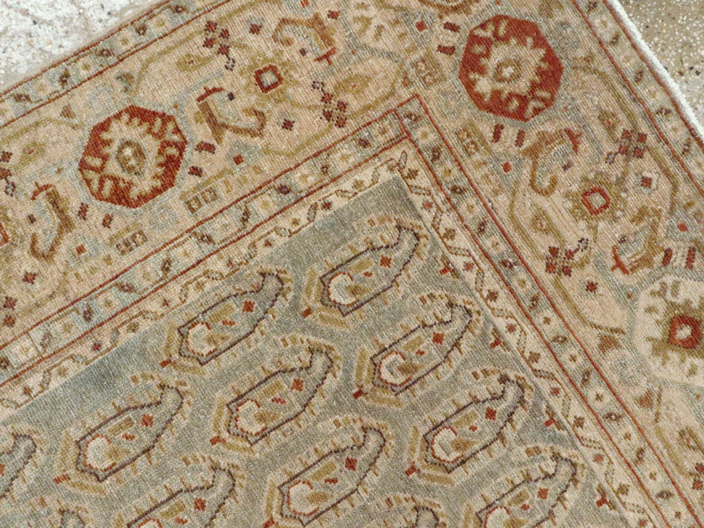 Vintage Persian Malayer Accent Rug, No.26920 - Staging