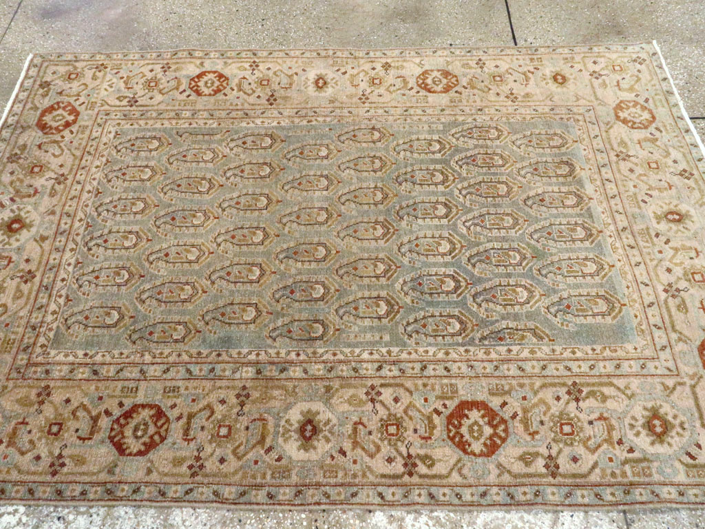 Vintage Persian Malayer Accent Rug, No.26920 - Staging