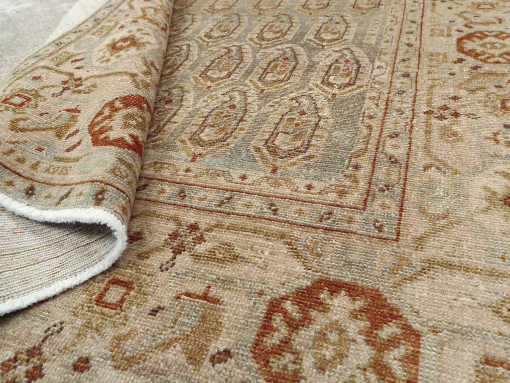 Vintage Persian Malayer Accent Rug, No.26920 - Staging