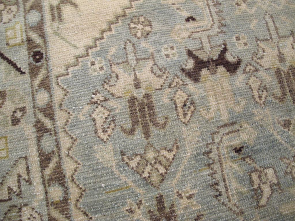 Vintage Persian Malayer Throw Rug, No.26921 - Staging