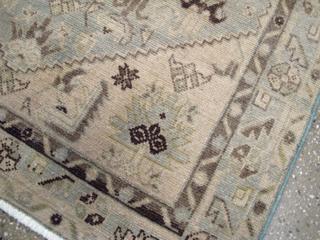 Vintage Persian Malayer Throw Rug, No.26921 - Staging