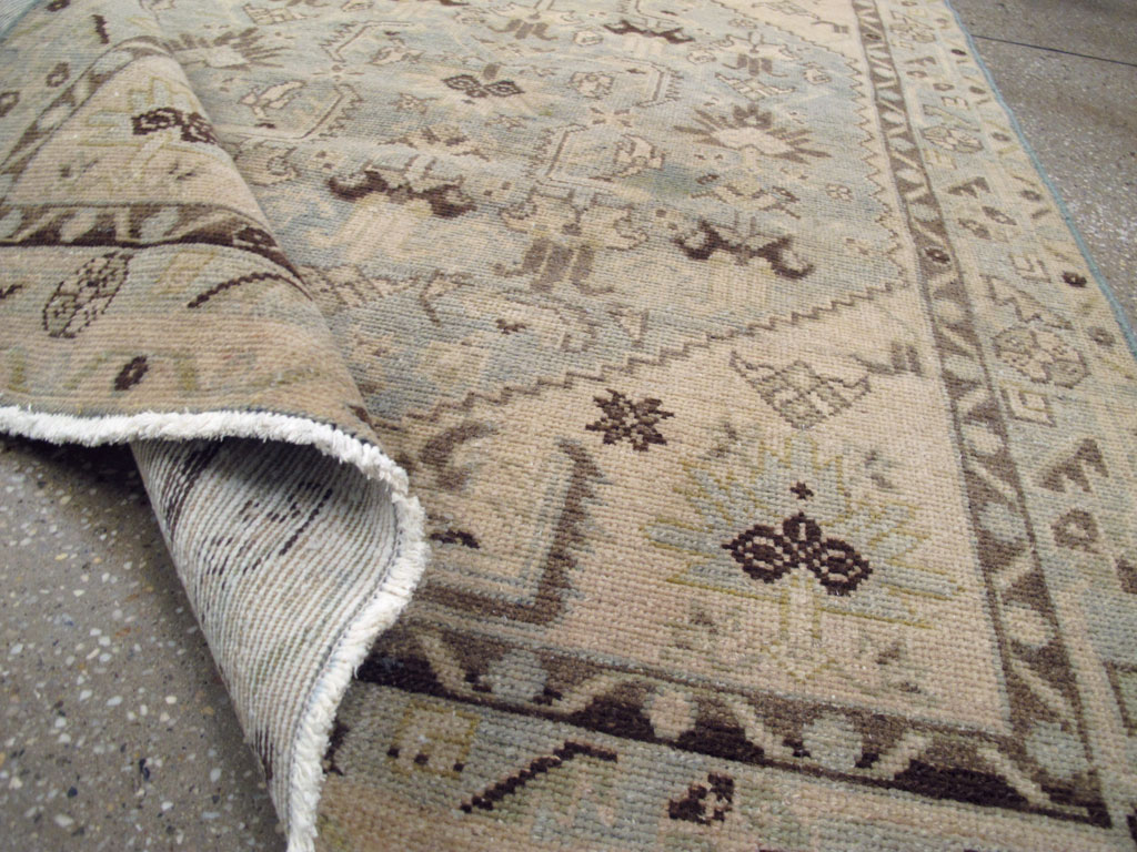 Vintage Persian Malayer Throw Rug, No.26921 - Staging